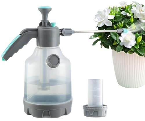 Rrlihjgu Pulverizador Manual | Botella de Agua Pulverizadora de 3 litros para Jardín - Depósito de Gran Capacidad con Varilla Extensible para Riego de Plantas y Flores en Maceta Unisex