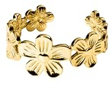 Purelei Blooming Ring – wasserfest & verstellbar | Floraler Edelstahlring mit Blütendesign & 14K/18K Vergoldung | Symbol für Wachstum & die Schönheit des Neubeginns