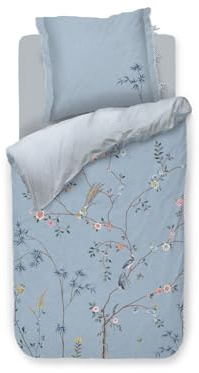 Pip Studio Bamboo Blossom Bettwäsche blau 135x200cm (1 Stück)