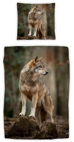 Traumschlaf Bettwäsche Wolf