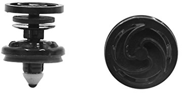 sourcing map 10x Türverkleidung Befestigung Clip T5 Halter Kunststoff Auto Befestigung Clips 7L6868243 für VW