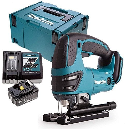 Makita DJV180Z 18V LXT li-ion Jigsaw with 1 x 5Ah Battery, Charger & Case