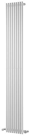 TowelRads Iridio Vertical White Designer Radiator 1800mm x 500mm - Central Heating