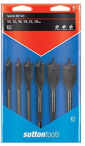 Sutton D501 SS6W - Juego de brocas para pala (6 piezas)