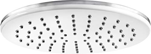 Cornat Kopfbrause Classic – Verchromt – 225 mm Kopfdurchmesser | 1 Strahlart – Mit Kugelgelenk und Anti-Kalk-Düsen – Duschkopf – Regendusche – Einbau-Duschkopf – Duschbrause