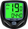 SPGOOD Fahrradcomputer Kabellos IP54 wasserdichte 16 Funktionen fahrradcomputer Wireless Bike Wireless Computer LCD Geschwindigkeit Fahrradtacho drahtlos Radcomputer Tacho Schwarz