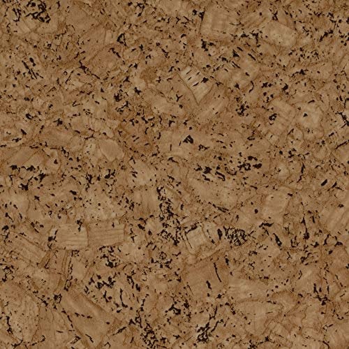 PVC Bodenbelag Meterware Kork Optik Vinyl Rollenware in 200 300 und 400 cm Breite CV Belag mit Vliesrücken ideal für Wohnzimmer und Küche | Variante : 2m x 4m