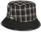 Seeberger Denisa Check Bucket Fischerhut Damenhut Stoffhut Winterhut (One Size - schwarz)