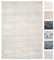 TESSO LIVING Kurzflor Teppich Wohnzimmer Creme 155 X 230 cm, Moderner Kurzflor Teppich, Super Soft