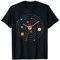 Milky Way Planet Uhr Galaxie Universum für Astronomie Liebhaber T-Shirt