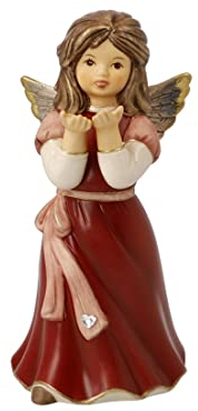 Goebel Weihnachtsdekoration Engelsfigur aus Porzellan hergestellt, Maße: 15.5 cm x 7 cm x 7 cm, 41-668-29-1