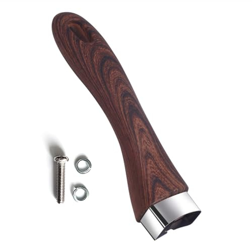 Vastsea Manico Universale, Pentole Maniglia, Manico Rimovibile, per Utilizzato Nella Maggior Parte Degli Accessori Pentole da Cucina (Legno Marrone)