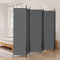 WIFESE Paravent 6 Panneaux Anthracite 300x200 cm Tissu Séparation de Pièce Design Pliable Cloison de Séparation de Chambre Espace Privé Ecran d'intimité Séparation de Bureau Bloquer Le Soleil