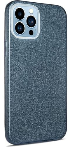 MHtech Glitter Case for iPhone 12/12 Pro, Bling Sparkle Shockproof Cute Sparkly Case Cover for Women and Girls. Protective Case for iPhone 12/12 Pro (Black)