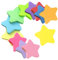 Pentagram Shape Super Sticky Notes Pad - 600 Sheets, 12 Colors, 70x70mm - Refrigerator Sticky Notes for Office, Home, School, Meetings
