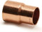 BESCO Reduzierstück aus Kupfer - Reduziernippel Hochdruckfest - Pressfitting Resistent Gegen Hohe Temperaturen - Lötfitting - DVGW geprüft - (54x35mm) (Nypel red. 54x35)