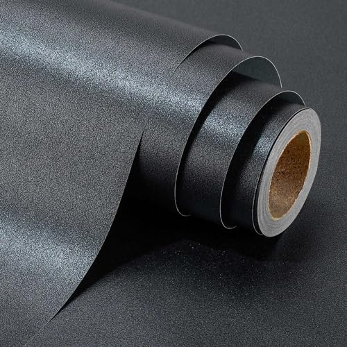 Geschenkpapierrolle, schimmernd, anthrazit, 43,2 cm x 90 m, einfarbig, Perlglanz, Geschenkverpackung, Geburtstagsverpackung für Babyparty, Hochzeiten, Weihnachten und Jubiläen