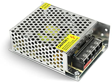 LightingWill Schaltnetzteil 12V 5A 60W Netzteil, LED Trafo Schaltwandler AC 230V auf DC 12 Volt, Adapter Transformator für LED Streifen Lichter, 3D Drucker, CCTV, LED Beleuchtung