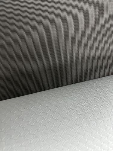 Strongtek Extra Dicke Yogamatte, 8mm, TPE-Yogamatte, Doppelseitige rutschfeste Gymnastikmatte, Fitnessmatte mit Tragegurt für Pilates und Bodenübungen (Schwarz+Grau)