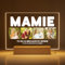Greatminer Cadeau Mamie avec Photo et Dédicace - Idée Cadeau Fête des Grands-Mères Anniversaires - Cadre Photo Mamie Personnalisé - Verre Acrylique 18x14 cm avec Option de Socle LED
