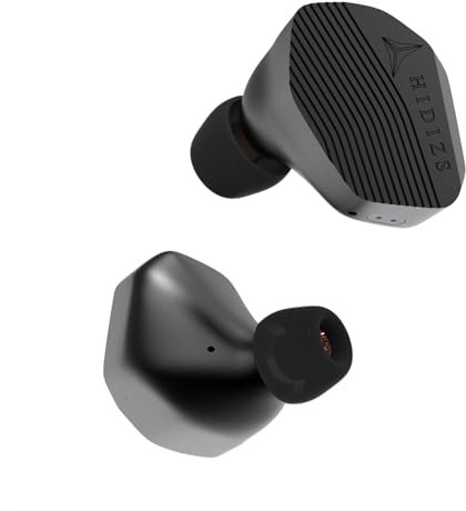 MP143 Salt In-Ear-Monitor, HiFi-IEM-Ohrhörer mit Kabel, 14,3 mm, ultragroßer planarer magnetischer Treiber, Gehäuse aus Luftfahrt-Aluminiumlegierung, für Musiker, 4,4 mm Stecker, Schwarz
