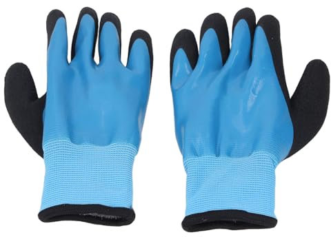 Jiawu Winter Work Gloves for Men and Women, -40℃ Freezer Gloves for Working in Freezer, Thermal Insulated Fishing Gloves, Super Grip