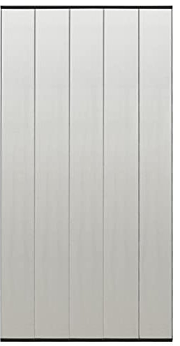 LLEZKBR Furniture Select-Zanzariera per porta con tenda a rete da 5 pezzi, 120 x 240 cm, colore: nero