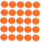 Générique 25 Pièces Boule De Loterie Balles De Pong Bleues Boules De Machine Balles De Bière-Pong Boule De Billard Accessoires De Balles De Jeu Capsules De Jouets Boules De Chat Orange PVC