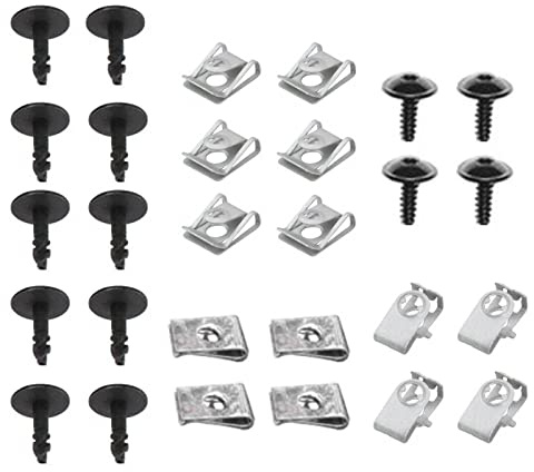 Kit de Fixation Clips Vis Plaque Cache Protection Sous Moteur compatible pour A4 S4 A5 S5 Q5