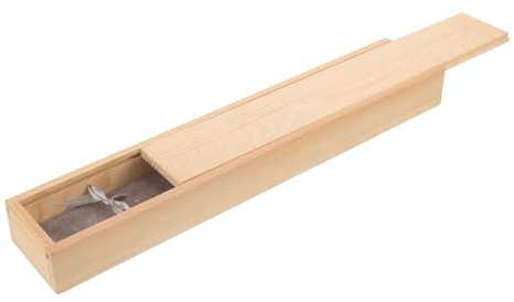 TEMPNAP Aufbewahrungsbox Für Kalligrafiepinsel Aus Holz Einzeln Stabiles Pinsel Etui Mit Klassischem Design Für Geschenkverpackung Und Dekoration