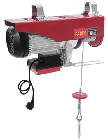 YUNRUX Treuil électrique sans fil 0,5-1 T - Capacité de charge : 10 m/min - Pour treuil à moteur - 2 boucles - Grue - Treuil