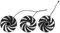 QKFTCSDW for RTX 4080 4090 Gaming X Trio Scheda Video Ventola 95MM PLD10020B12H RTX4080 RTX4090 Scheda Grafica di Ricambio GPU(Fan - 3PCS)