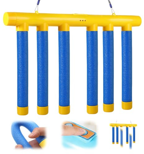 APODESS Fallende Stöcke Spiel, 2026 Neu Reaktionstraining Spiel mit Fallenden Stöcken, Drop Stick Catching Sticks Game, Reaktionsspiel mit 3 Drop Geschwindigkeiten (Blau)