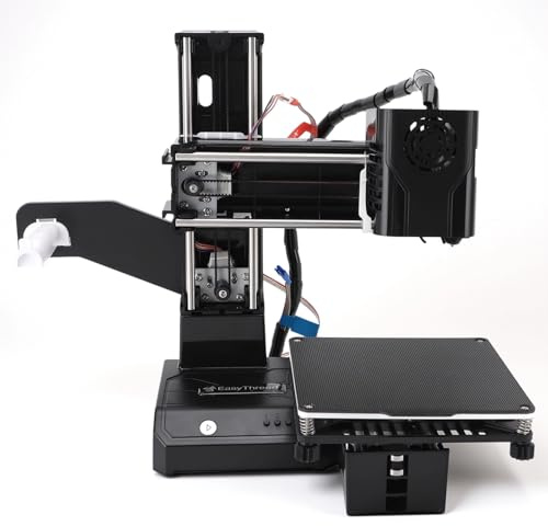 BONKZEBU 3D-Drucker, One Click Print 40 Mm/s 3D-Druckmaschine mit Abnehmbarer Magnetplattform, Unterstützt 1,75 Mm PLA-TPU-Filament für Anfänger (Schwarz)