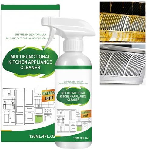 Natural Küchenreiniger, Effective Kitchen Degreaser Cleaner Spray, Schaumreiniger für Vielfältige Anwendungen, Kitchen Cleaner Starker Entfetter Grillreiniger für Backofen, Herd und Dunstabzugshaube