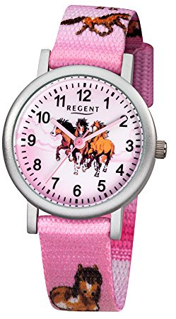 Regent Kinderuhr 7675.11.12 Stoffband F729