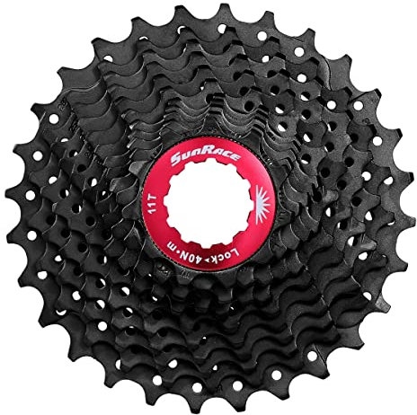 SunRace CSRX1 Unisex-Kassette, Schwarz, 11-32T