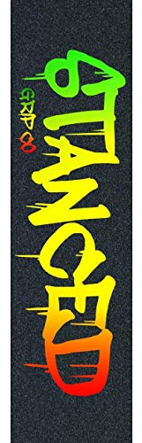 Stanced Griptape + Fantic26 Sticker (Rasta, rot, gold, grün, silbern)