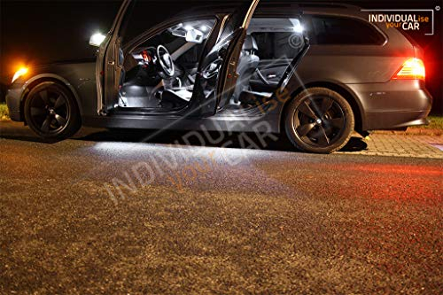 INDIVIDUALise your CAR Innenraumbeleuchtung SET für 5er E61 Touring - Pure-White Panoramadach Ja Reinweiß
