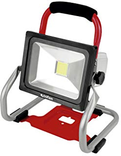 Cofan Foco led portátil de batería de 20W | Batería Li-ion de 18V + Cargador incluidos | 3 intensidades de luz