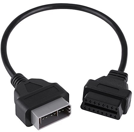 OBD2 Adapterkabel, 14 poliges bis 16 poliges Diagnosekabel für OBD2 Adapteranschlüsse