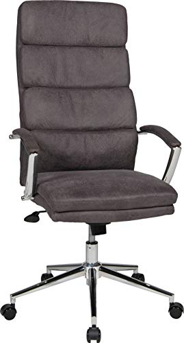 Duo Collection Chefsessel Carlow Buffel-Mikrofaser Anthrazit