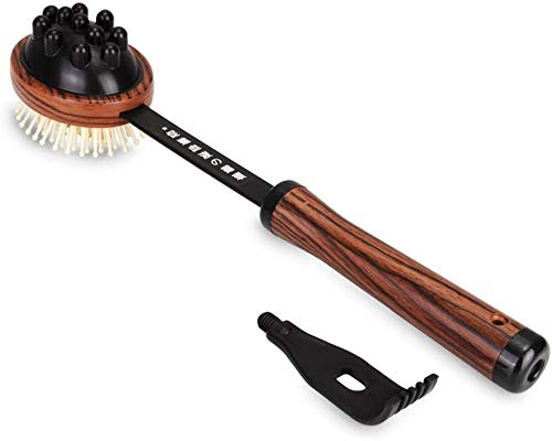Aliqi Massage-Hammer für Körper, Rücken, Kopf, Klopfkratzer, entspannender Massagehammer, lindert Druck, Kunststoff und Holz, 1 Stück