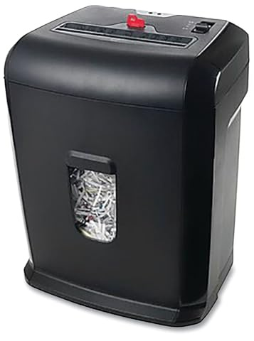 Universal 48110 Cross-Cut Shredder with Lockout Key, 10 Manual Sheet Capacity
