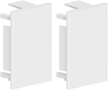 Habengut | Endkappen für die Montage des Kabelkanals 40x60 mm, Weiß