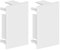 Habengut | Endkappen für die Montage des Kabelkanals 40x60 mm, Weiß