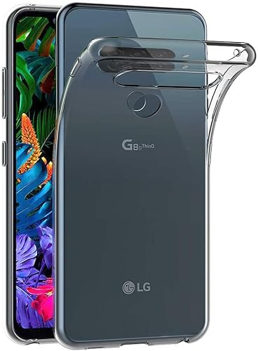 MaiJin Hülle für LG G8 ThinQ (6,1 Zoll) Crystal Clear Durchsichtige Backcover Handyhülle TPU Case