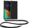 kwmobile Necklace Case kompatibel mit Sony Xperia 10 IV Hülle - Silikon Cover mit Handykette - Band Handyhülle Transparent