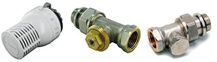 COMAP Kit thermostatique SENSITY droit 1/2JT - Inclus tête thermostatique Sensity M30 + corps thermostatique Kv réglable + raccord de réglage - RK8594241