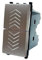 Vetrineinrete® Doppio pulsante compatibile con vimar plana tasto interruttore saliscendi 1p 10a 220v (Silver)